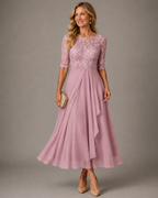 Rose – The Flattering Lace Midi Dress