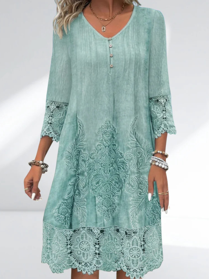 Colette™ Overlay Midi Dress