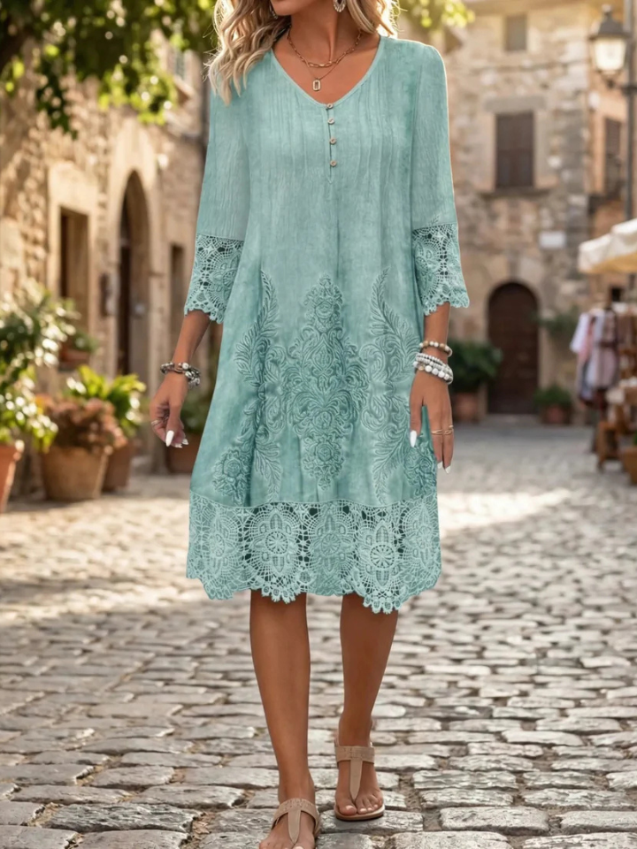 Colette™ Overlay Midi Dress