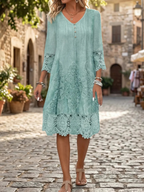 Colette™ Overlay Midi Dress