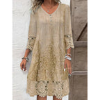 Colette™ Overlay Midi Dress